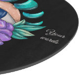 独自のかわいい魔法の目、月、バラを作成 カッティングボード (角)