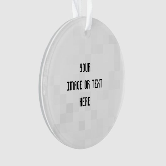 独自ののカスタム作成パーソナライズされた オーナメント (正面)