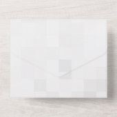 独自ののカスタム作成パーソナライズされた オールインワン招待状 (裏面)