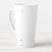 独自ののカスタム作成パーソナライズされた カフェラテマグ (左アングル)