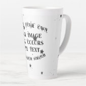 独自ののカスタム作成パーソナライズされた カフェラテマグ (右アングル)