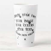 独自ののカスタム作成パーソナライズされた カフェラテマグ (正面)