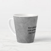 独自ののカスタム作成パーソナライズされた カフェラテマグ (左アングル)