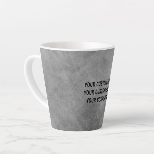 独自ののカスタム作成パーソナライズされた カフェラテマグ (左アングル)