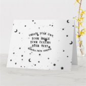 独自ののカスタム作成パーソナライズされた カード (黄色い花)