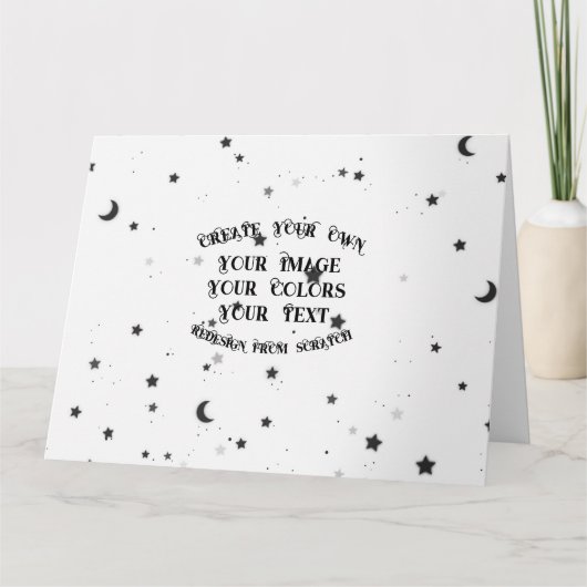 独自ののカスタム作成パーソナライズされた カード (正面)