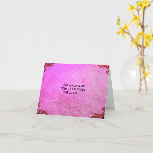 独自ののカスタム作成パーソナライズされた カード (黄色い花)