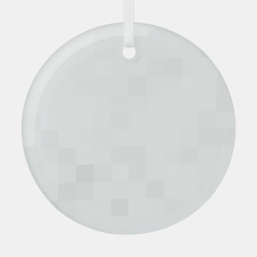 独自ののカスタム作成パーソナライズされた ガラスオーナメント (正面)