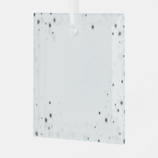 独自ののカスタム作成パーソナライズされた ガラスオーナメント (正面左)