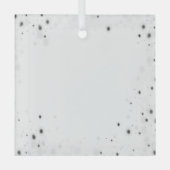 独自ののカスタム作成パーソナライズされた ガラスオーナメント (正面)