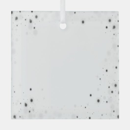 独自ののカスタム作成パーソナライズされた ガラスオーナメント (正面)