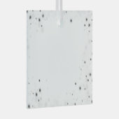 独自ののカスタム作成パーソナライズされた ガラスオーナメント (正面右)