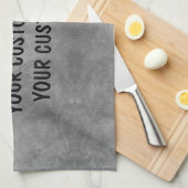 独自ののカスタム作成パーソナライズされた キッチンタオル (四つ折り)