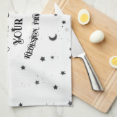 独自ののカスタム作成パーソナライズされた キッチンタオル (四つ折り)