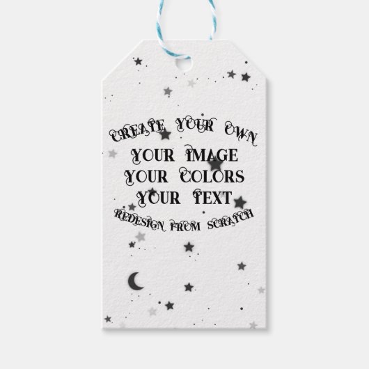 独自ののカスタム作成パーソナライズされた ギフトタグ (正面)