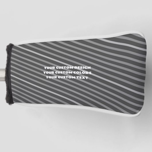 独自ののカスタム作成パーソナライズされた ゴルフヘッドカバー (正面)