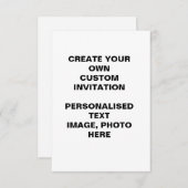 独自ののカスタム作成パーソナライズされた サンキューカード (正面/裏面)