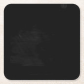 独自ののカスタム作成パーソナライズされた スクエアペーパーコースター (正面)