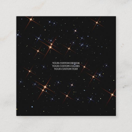 独自ののカスタム作成パーソナライズされた スクエア名刺 (正面)