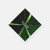 独自ののカスタム作成パーソナライズされた スタンダードカクテルナプキン (角)