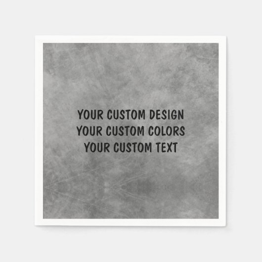 独自ののカスタム作成パーソナライズされた スタンダードカクテルナプキン (正面)