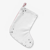 独自ののカスタム作成パーソナライズされた スモールクリスマスストッキング (正面 (吊り時))