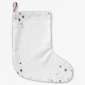 独自ののカスタム作成パーソナライズされた スモールクリスマスストッキング (正面)