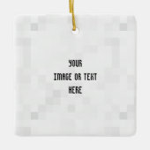 独自ののカスタム作成パーソナライズされた セラミックオーナメント (正面)