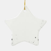 独自ののカスタム作成パーソナライズされた セラミックオーナメント (正面)