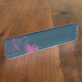 独自ののカスタム作成パーソナライズされた デスクネームプレート (側面)