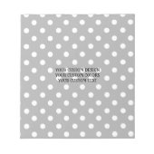 独自ののカスタム作成パーソナライズされた ノートパッド (正面)