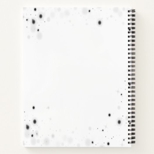 独自ののカスタム作成パーソナライズされた ノートブック (裏面)