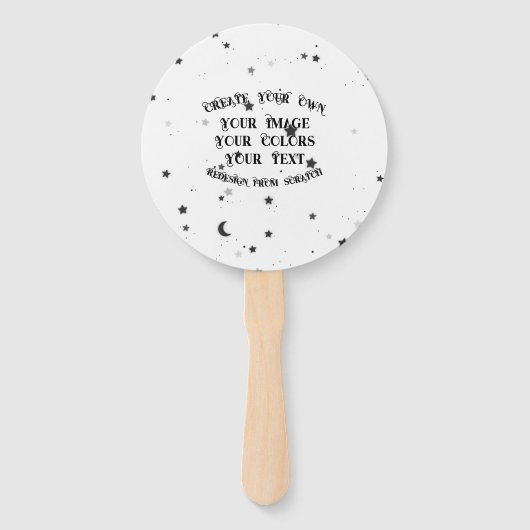 独自ののカスタム作成パーソナライズされた ハンドファン (正面)