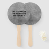 独自ののカスタム作成パーソナライズされた ハンドファン (正面&裏面)