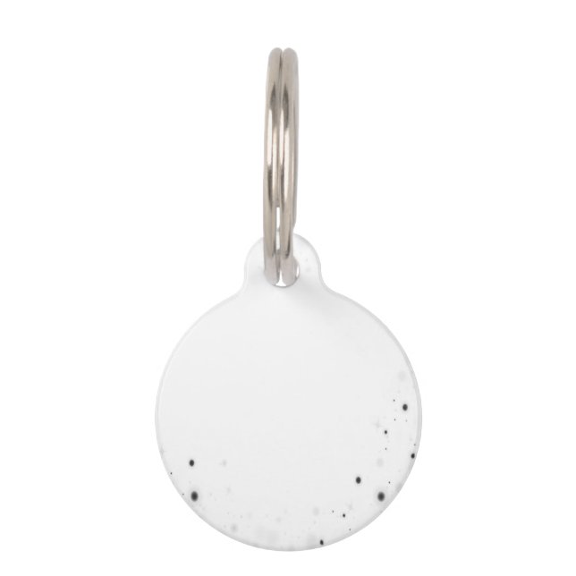 独自ののカスタム作成パーソナライズされた ペット　ネームタグ (正面)