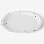 独自ののカスタム作成パーソナライズされた ペーパープレート (アングル)