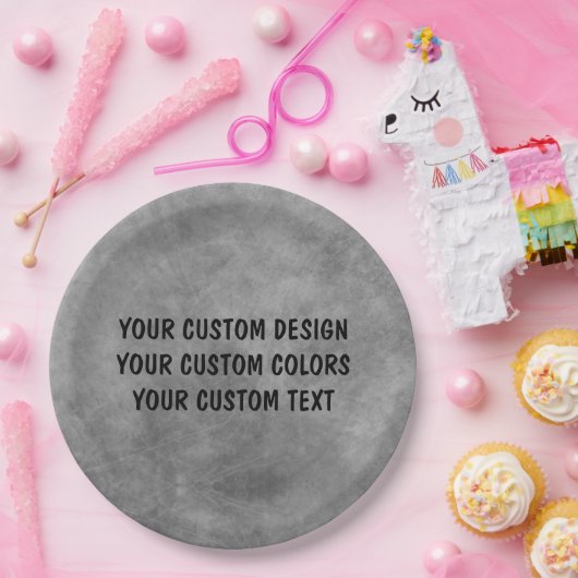 独自ののカスタム作成パーソナライズされた ペーパープレート (パーティー)