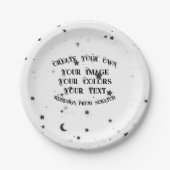 独自ののカスタム作成パーソナライズされた ペーパープレート (正面)