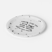 独自ののカスタム作成パーソナライズされた ペーパープレート (アングル)