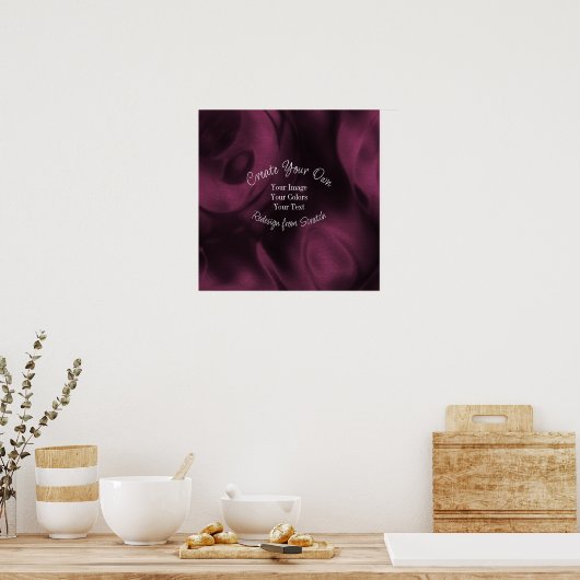 独自ののカスタム作成パーソナライズされた ポスター (キッチン)