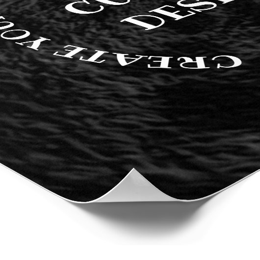 独自ののカスタム作成パーソナライズされた ポスター (角)