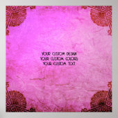 独自ののカスタム作成パーソナライズされた ポスター (正面)