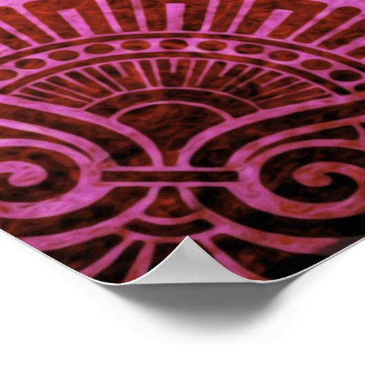 独自ののカスタム作成パーソナライズされた ポスター (角)