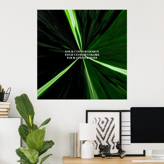 独自ののカスタム作成パーソナライズされた ポスター (ホームオフィス)