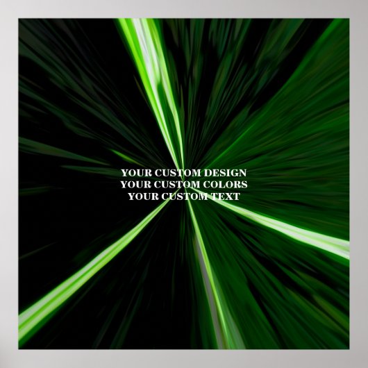 独自ののカスタム作成パーソナライズされた ポスター (正面)