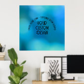 独自ののカスタム作成パーソナライズされた ポスター (ホームオフィス)