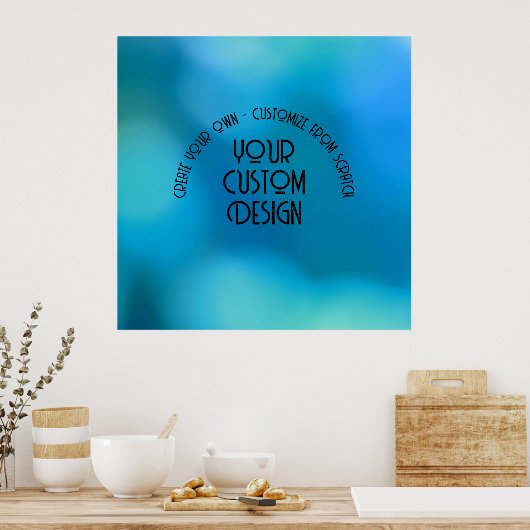 独自ののカスタム作成パーソナライズされた ポスター (キッチン)