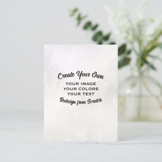 独自ののカスタム作成パーソナライズされた ポストカード (スタンド正面)