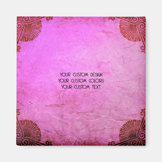 独自ののカスタム作成パーソナライズされた マグネット (正面)