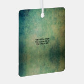 独自ののカスタム作成パーソナライズされた メタルオーナメント (正面右)